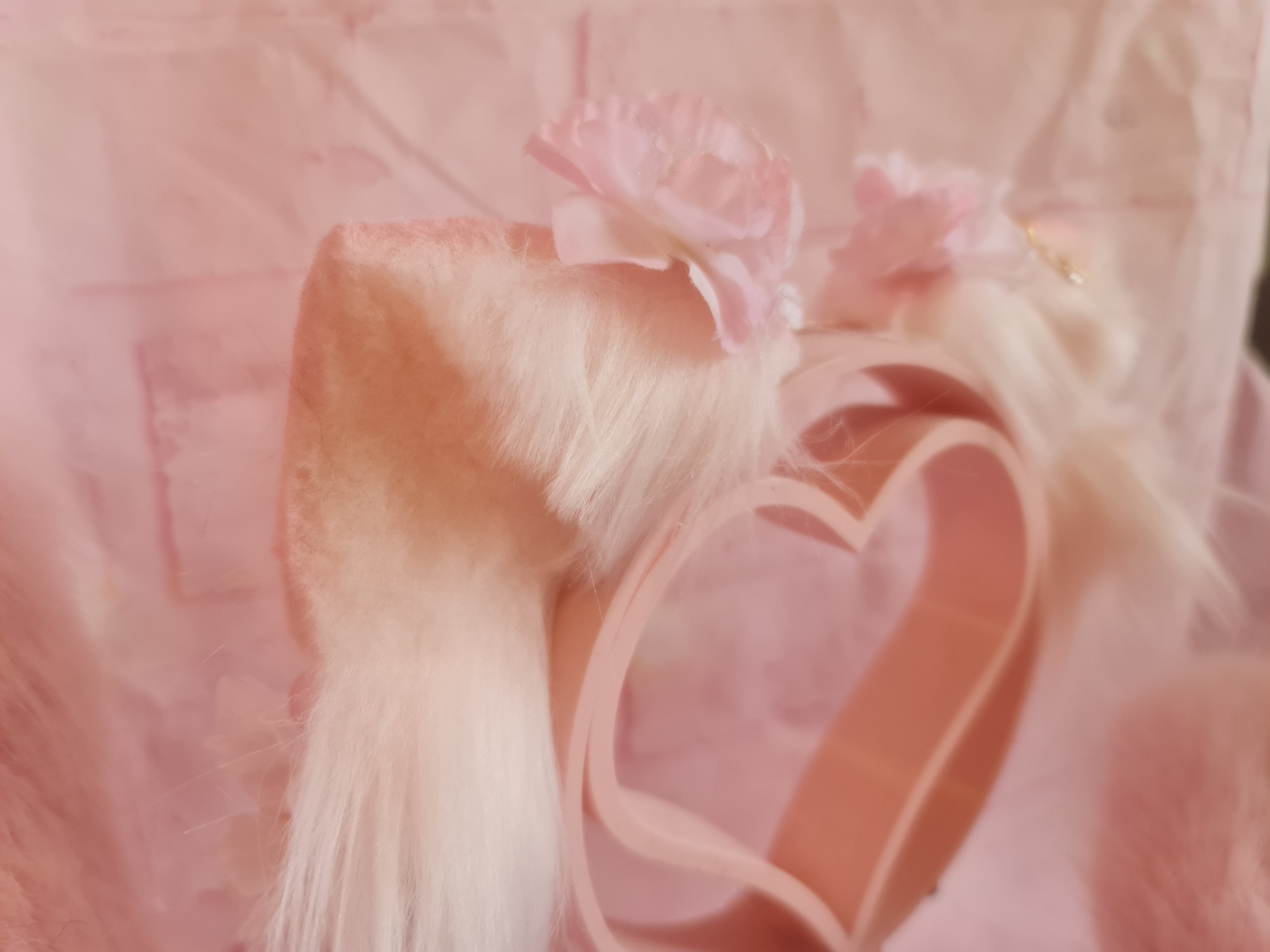 SAKURA PINK KITTEN Ears, Tail & Choker Set