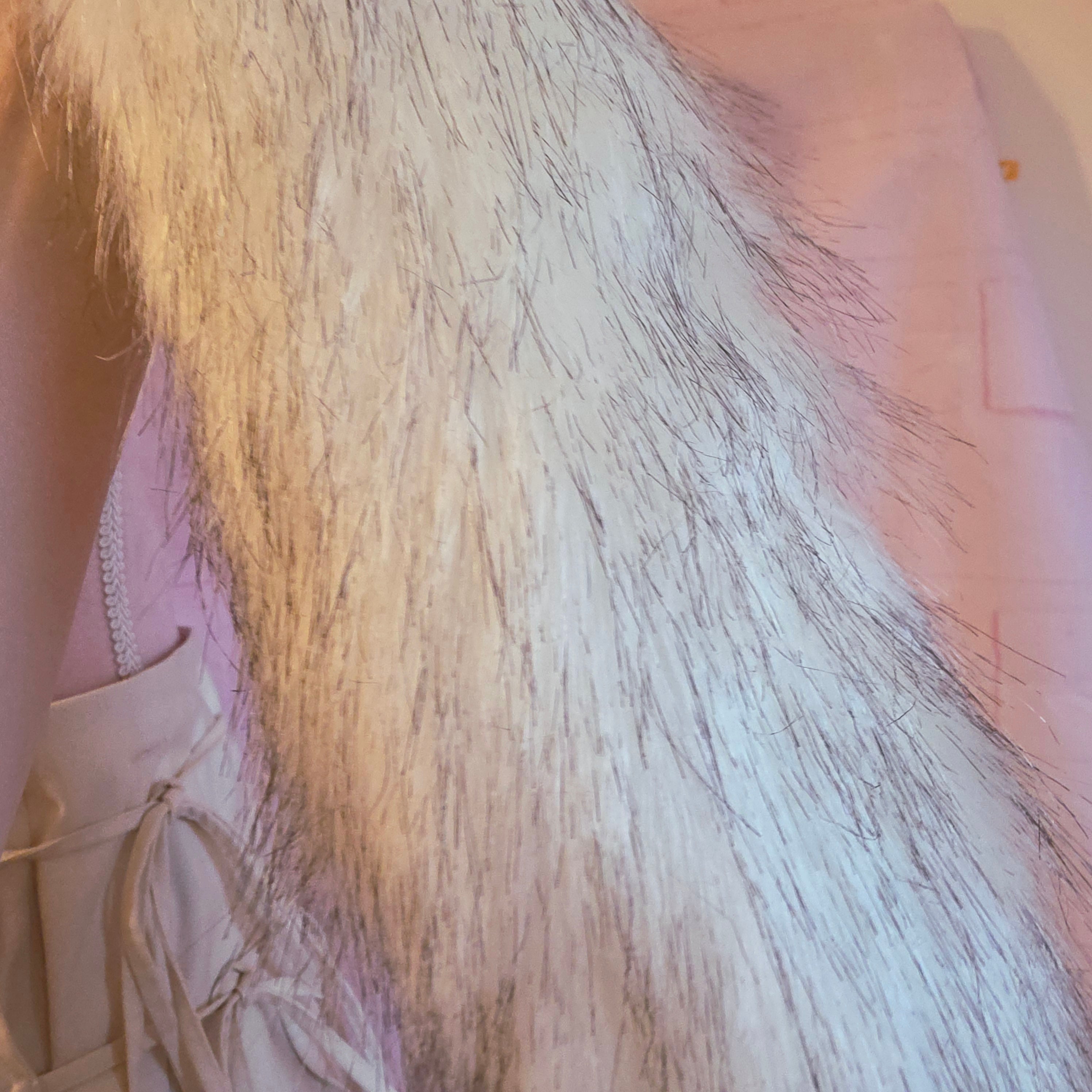 White Tail Keychain, Siberian Husky