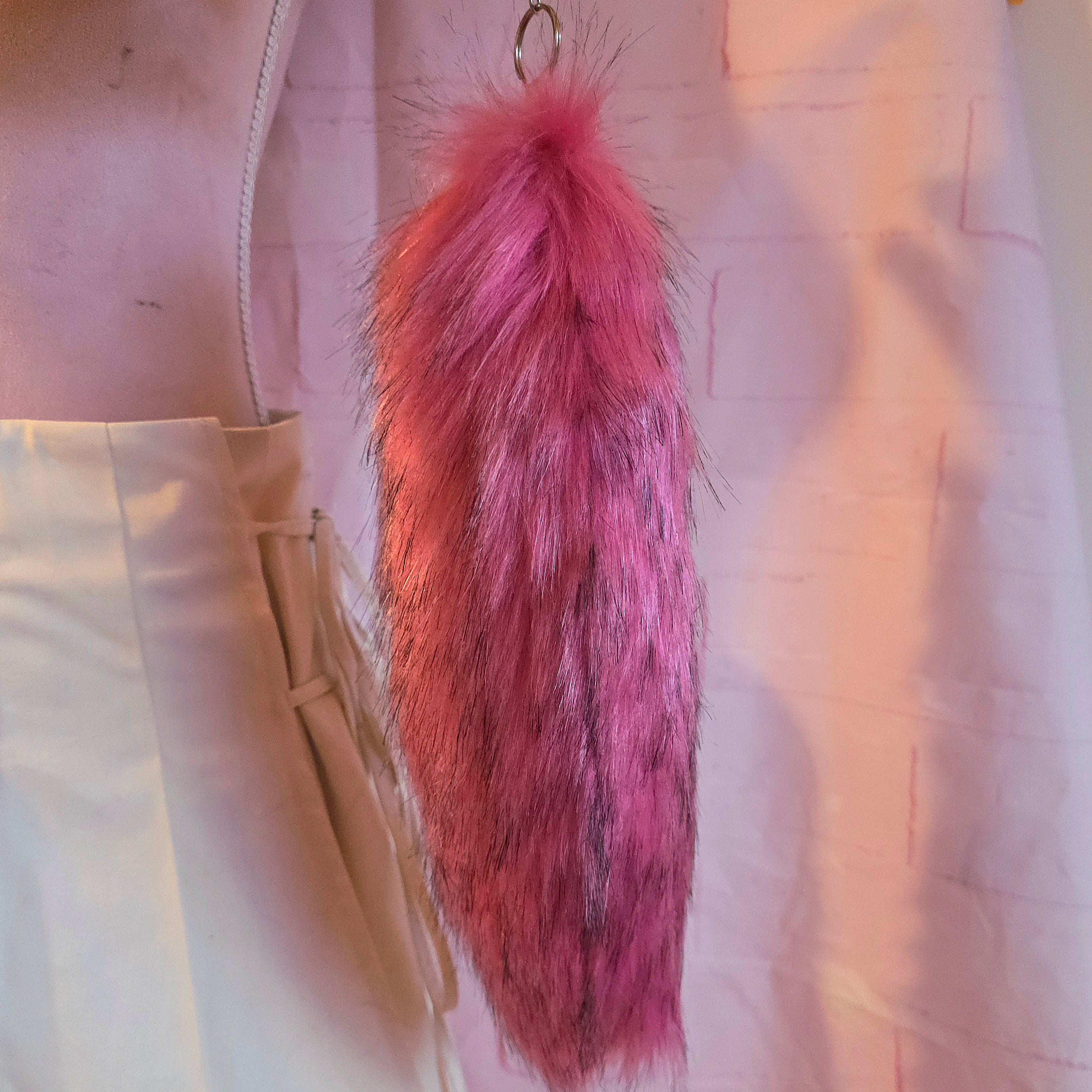 Hot Pink Tail Keychain, Lexi Lust