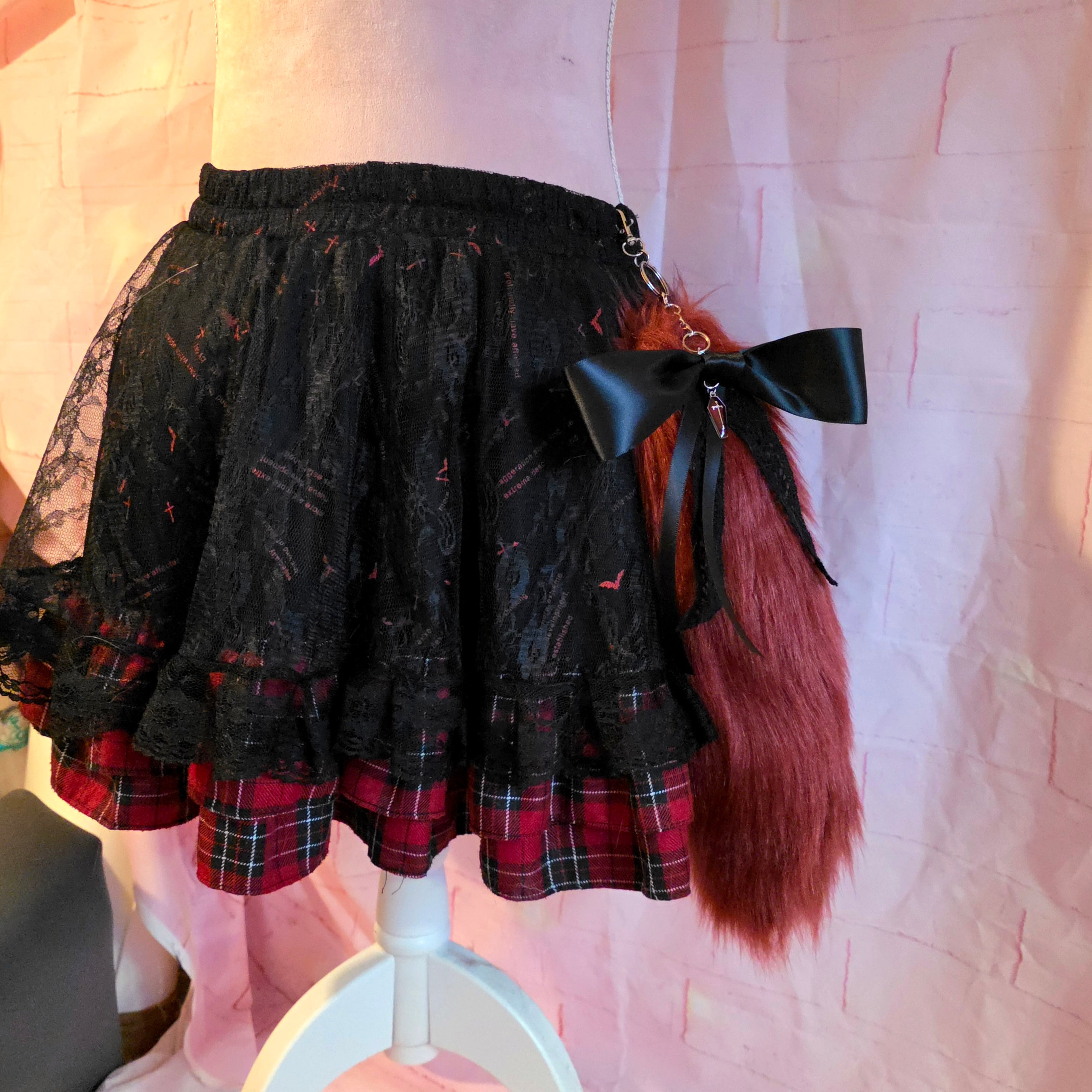 Keychain Tail Obsidian Rouge