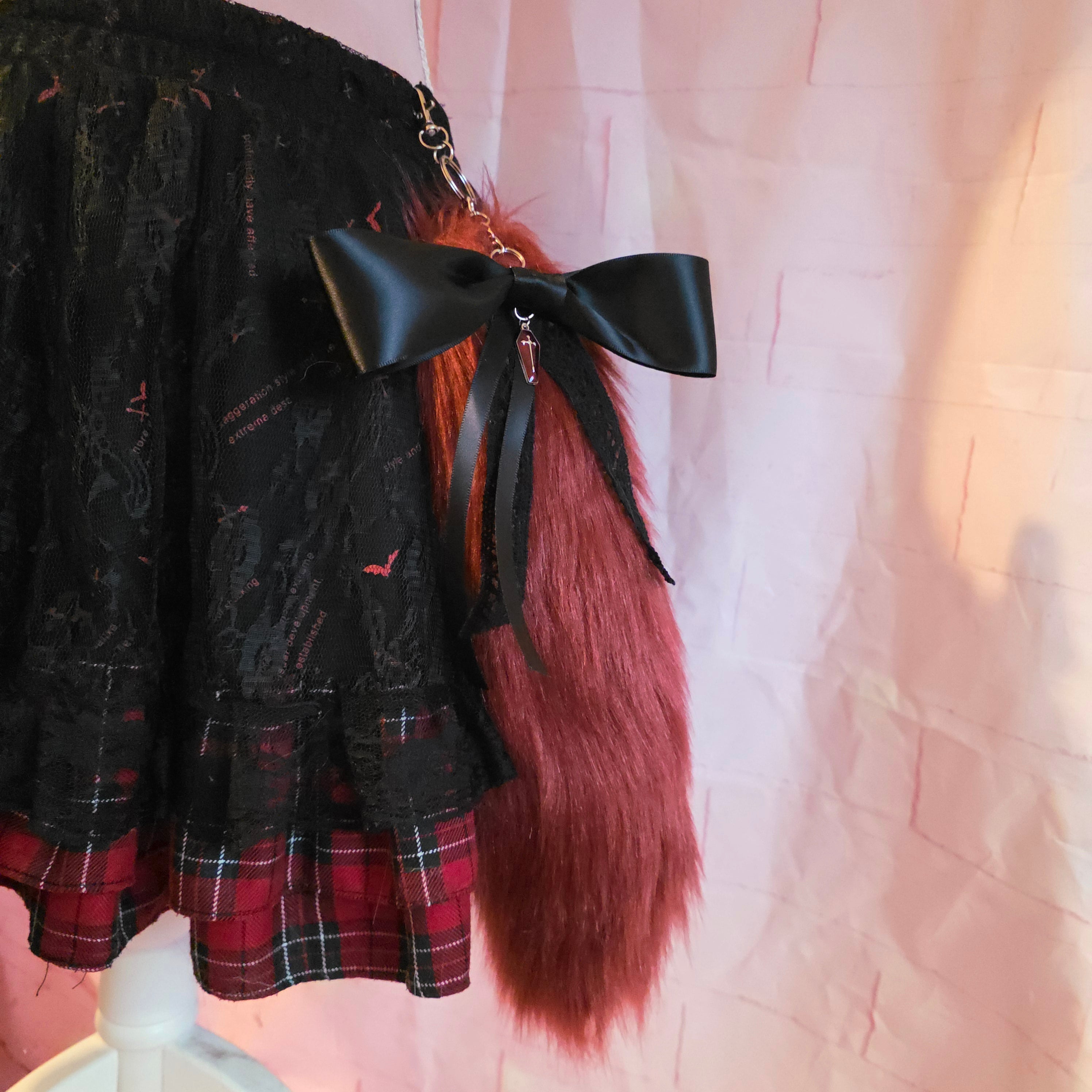 Keychain Tail Obsidian Rouge