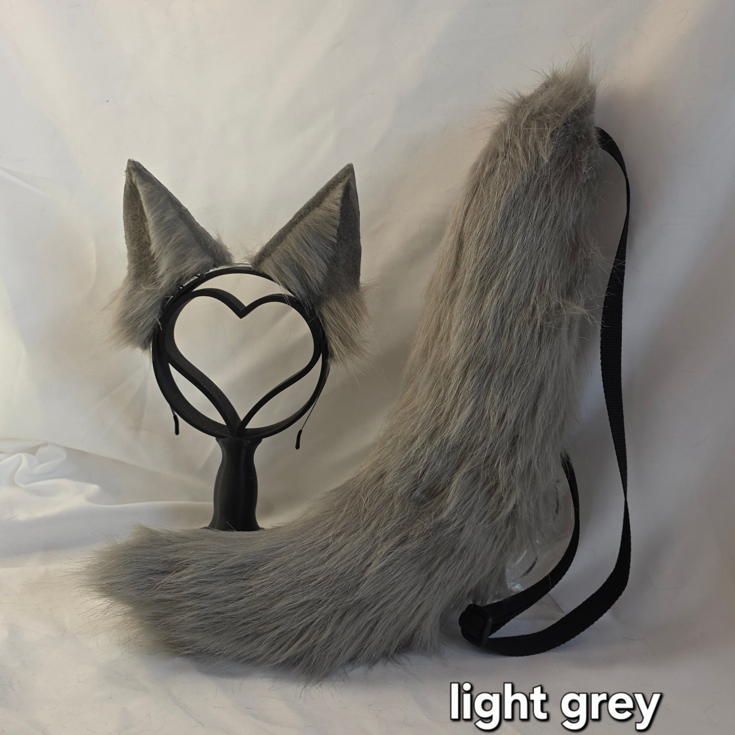 CUSTOM COLOUR WOLF tail and ears set
