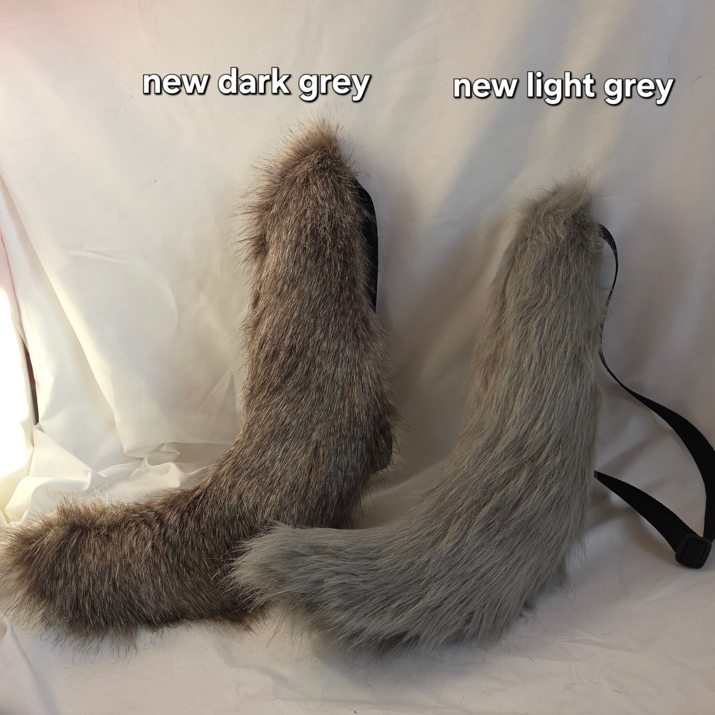CUSTOM COLOUR WOLF tail and ears set