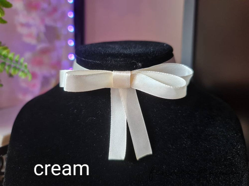 DOUBLE BOW CHOKER custom colours