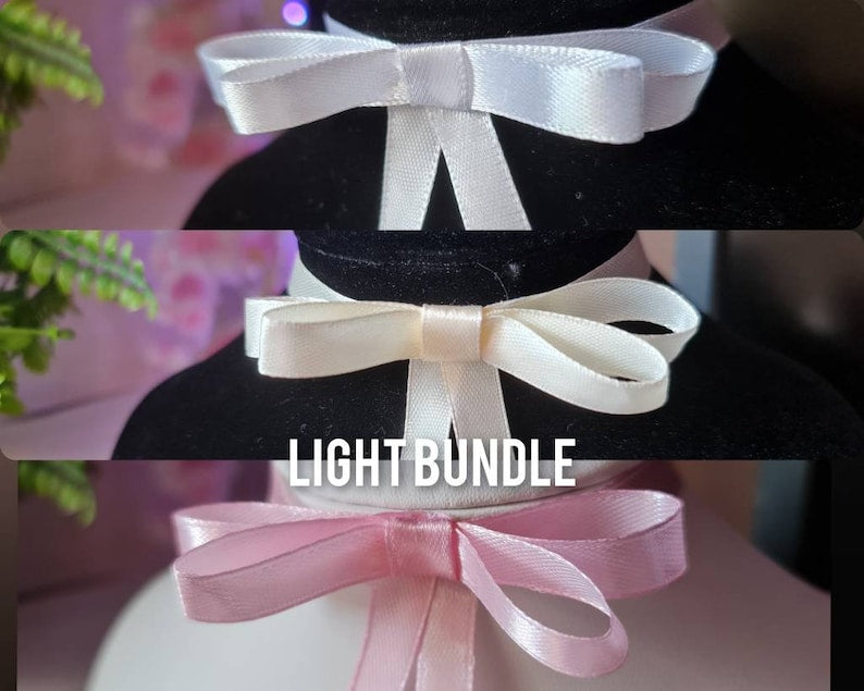 DOUBLE BOW CHOKER custom colours