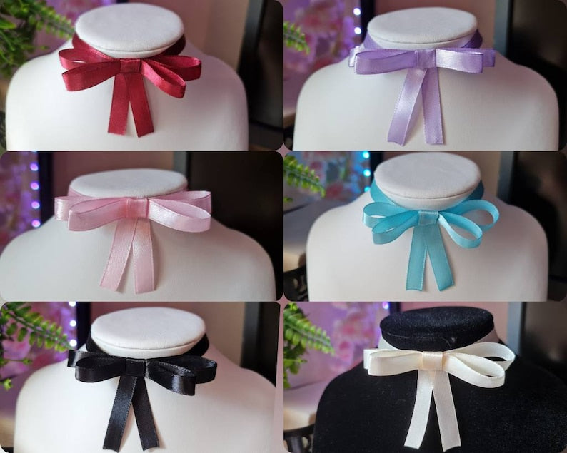 DOUBLE BOW CHOKER custom colours