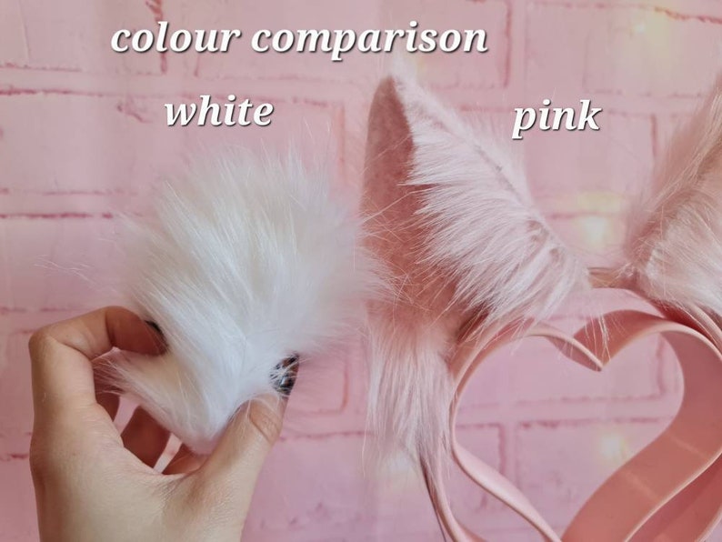 Pink Puppy Tail & Ears