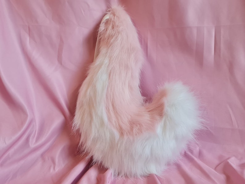 STRAWBERRIES AND CREAM Puppy Tail