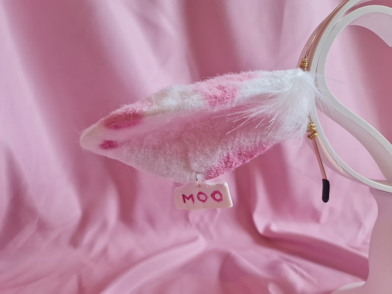 STRAWBERRY MILK Cow Ears