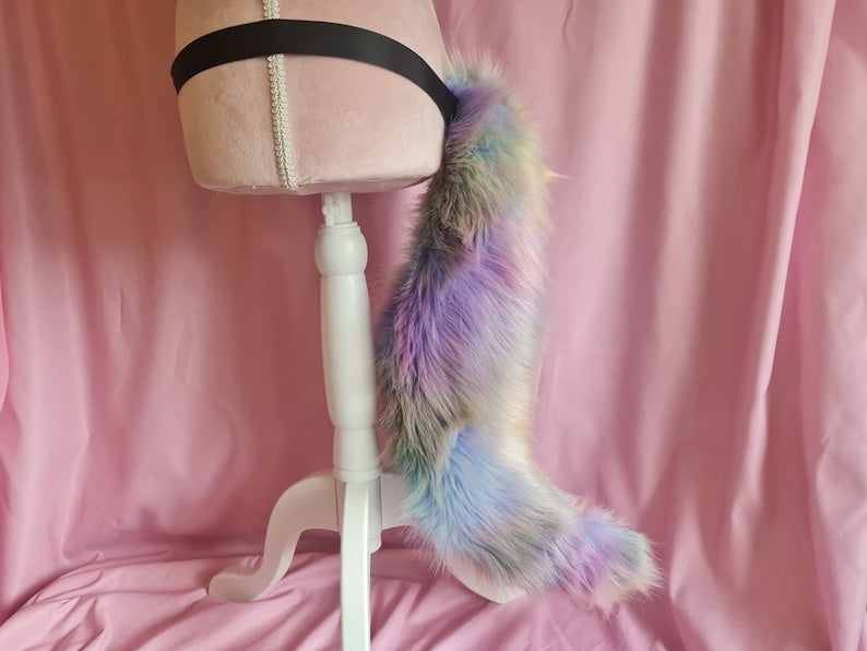 PASTEL SHIMMER PUPPY tail and ear set