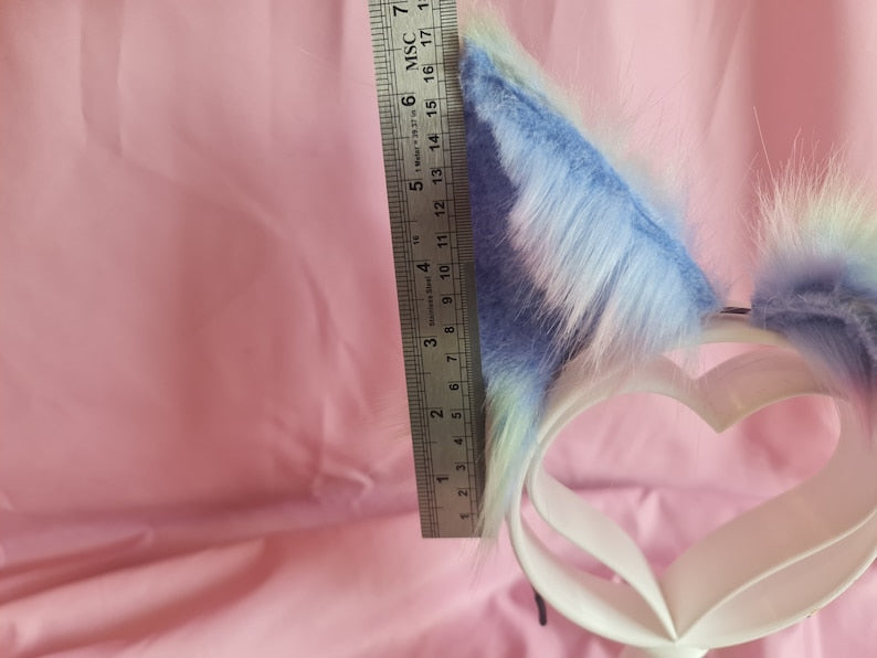 PASTEL SHIMMER PUPPY tail and ear set