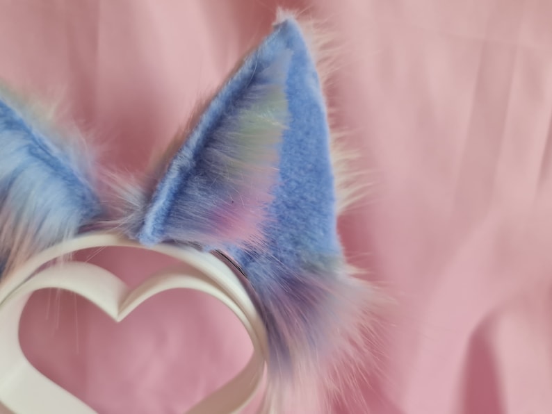 PASTEL SHIMMER PUPPY tail and ear set