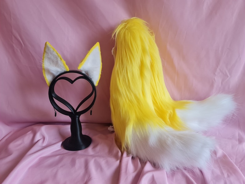 Tails The Fox Cosplay Ears and Tails