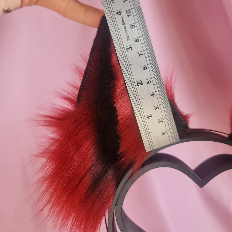 OBSIDIAN ROUGE Puppy Ears and Tail Set