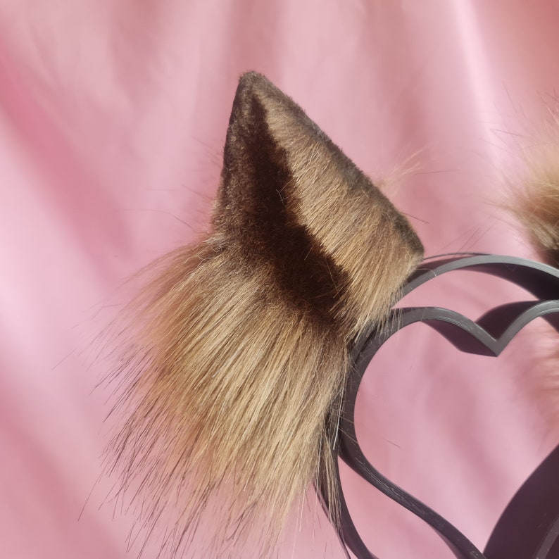 BUTTERSCOTCH PUPPY tail and ears set