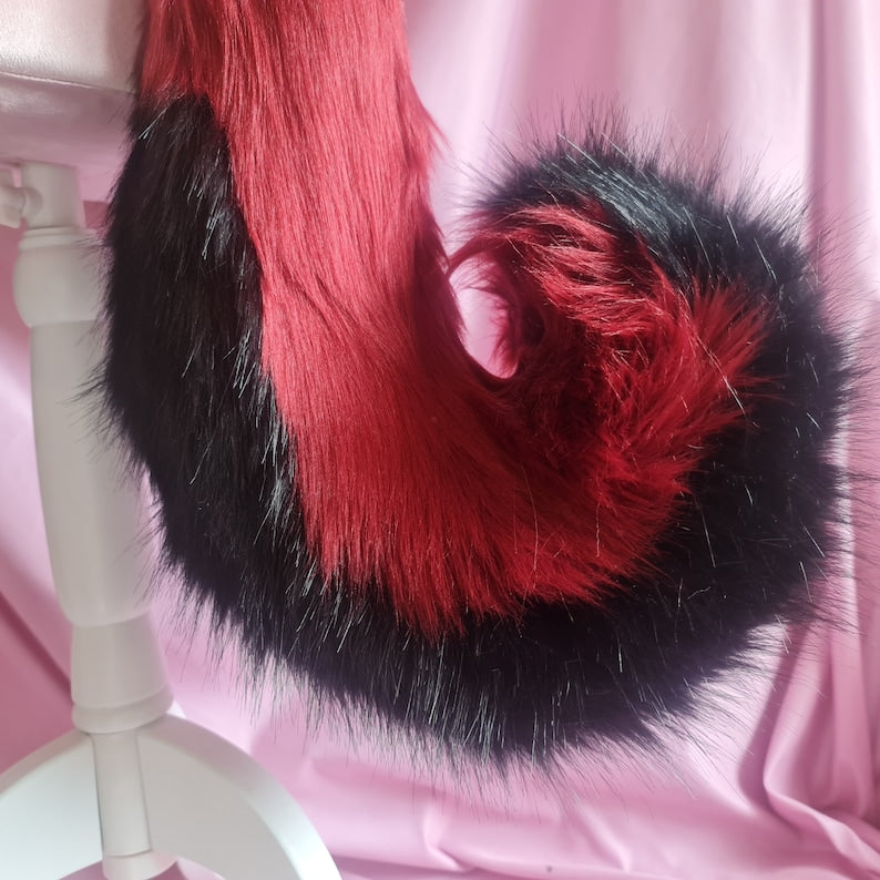 OBSIDIAN ROUGE Puppy Ears and Tail Set