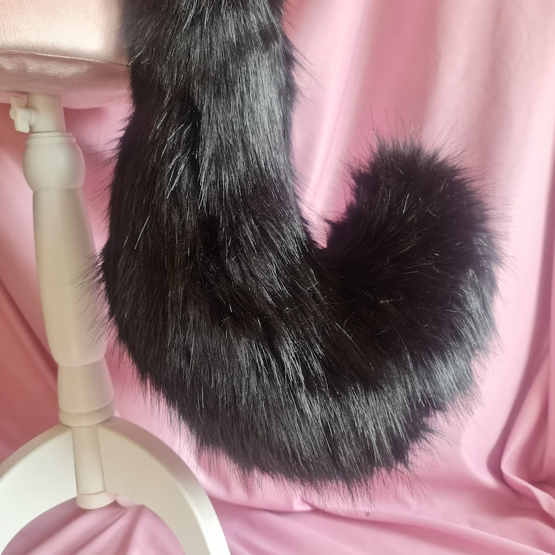 OBSIDIAN CURLED PUPPY ears and tail set