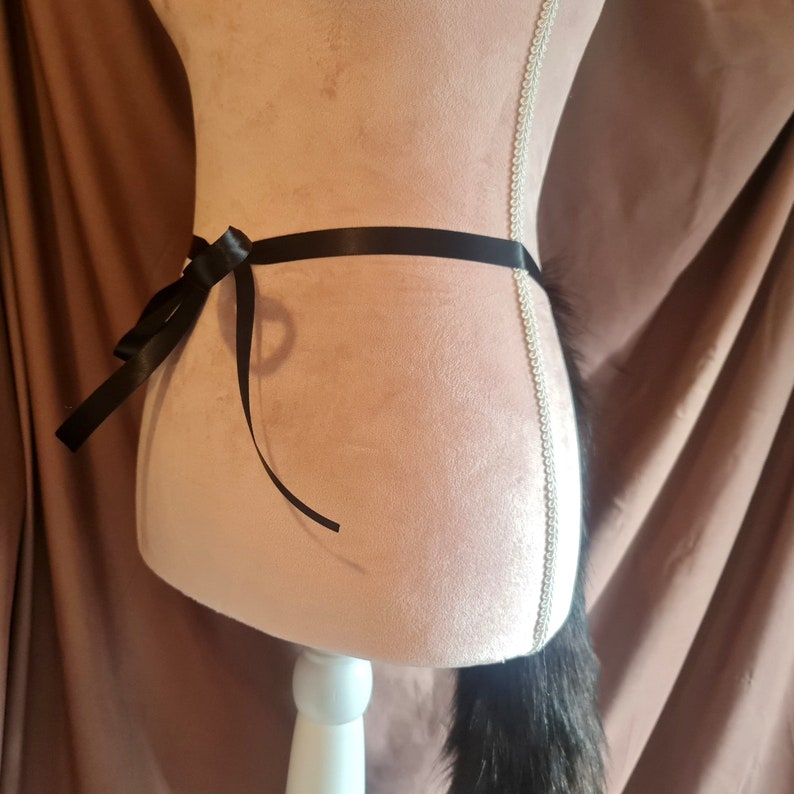 BRUNETTE CAT tail and ears set