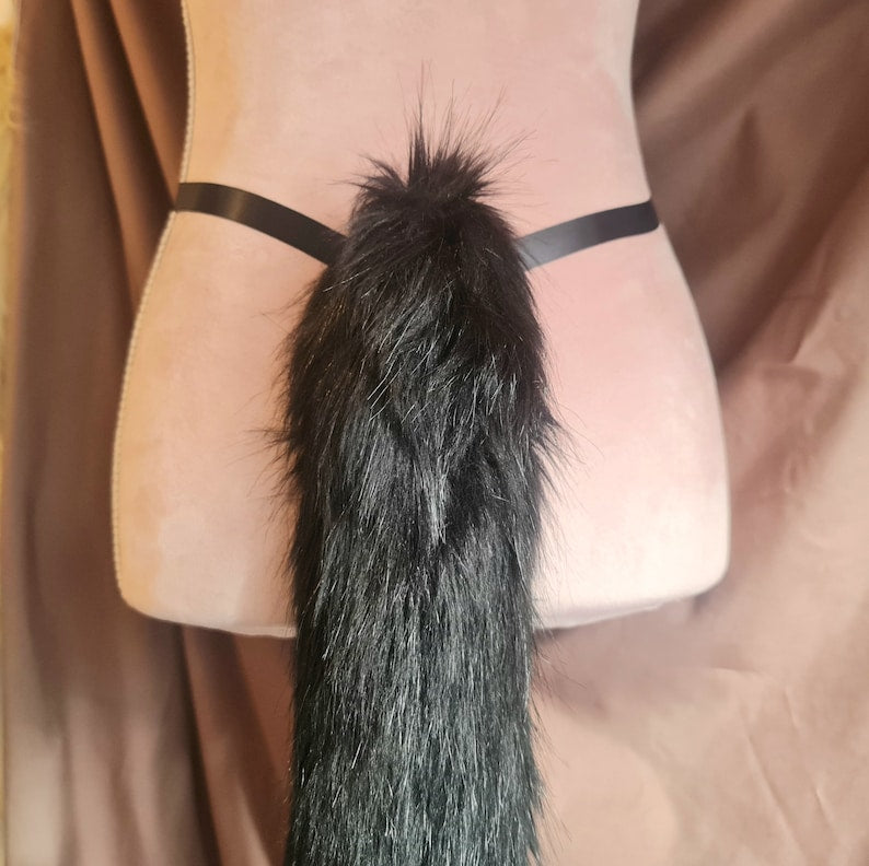 BLACK CAT Tail and Ears