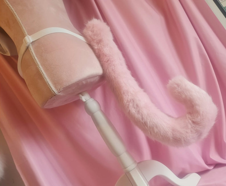 Poseable Pink Cat Tail