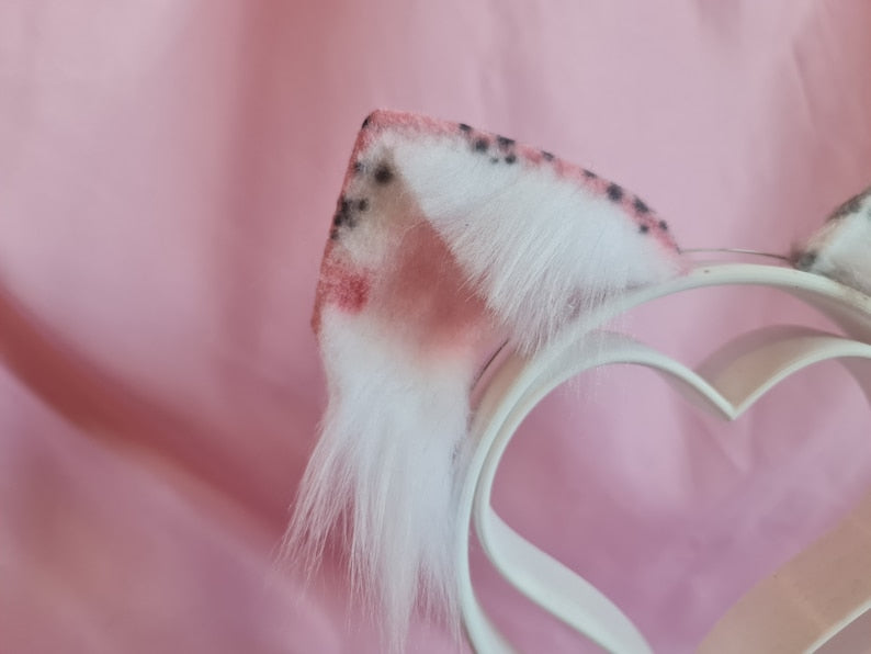 PASTEL CALICO Cat Tail and Ears