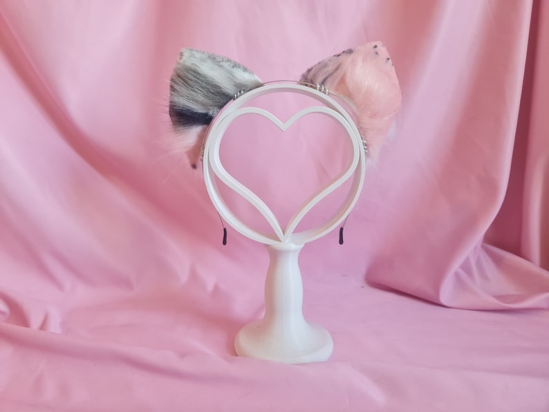 PASTEL CALICO Cat Tail and Ears