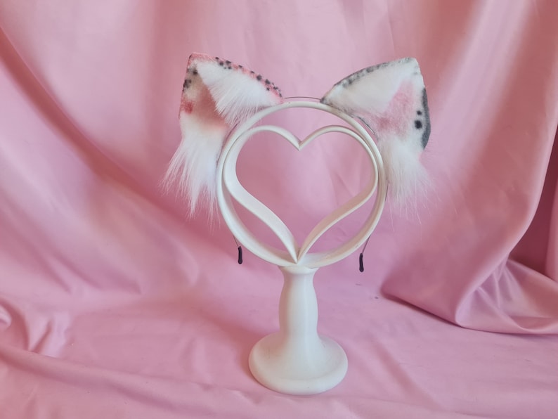 PASTEL CALICO Cat Tail and Ears