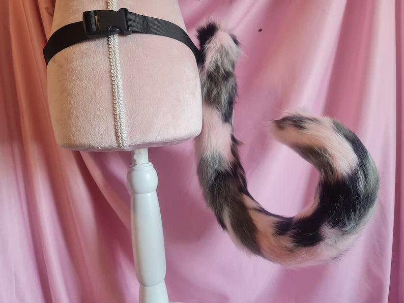 PASTEL CALICO Cat Tail and Ears