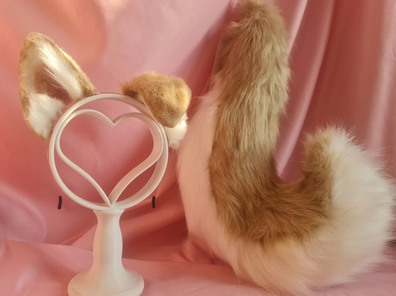 Shiba Inu Puppy Ears and Tail