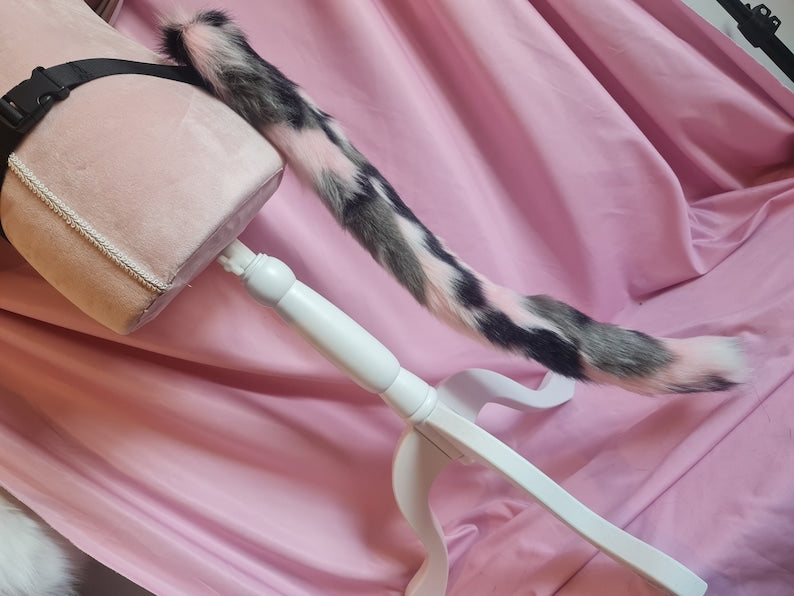PASTEL CALICO Cat Tail and Ears