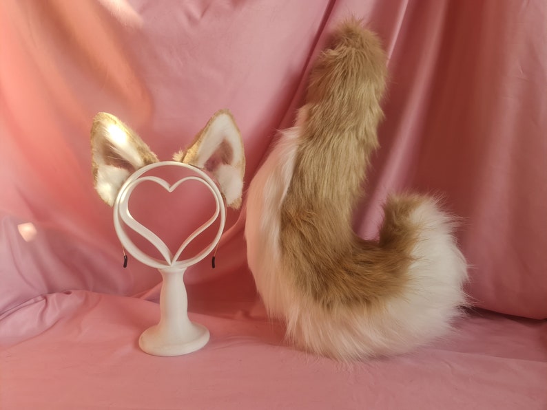 Shiba Inu Puppy Ears and Tail
