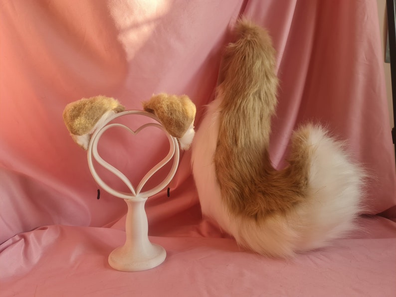 Shiba Inu Puppy Ears and Tail
