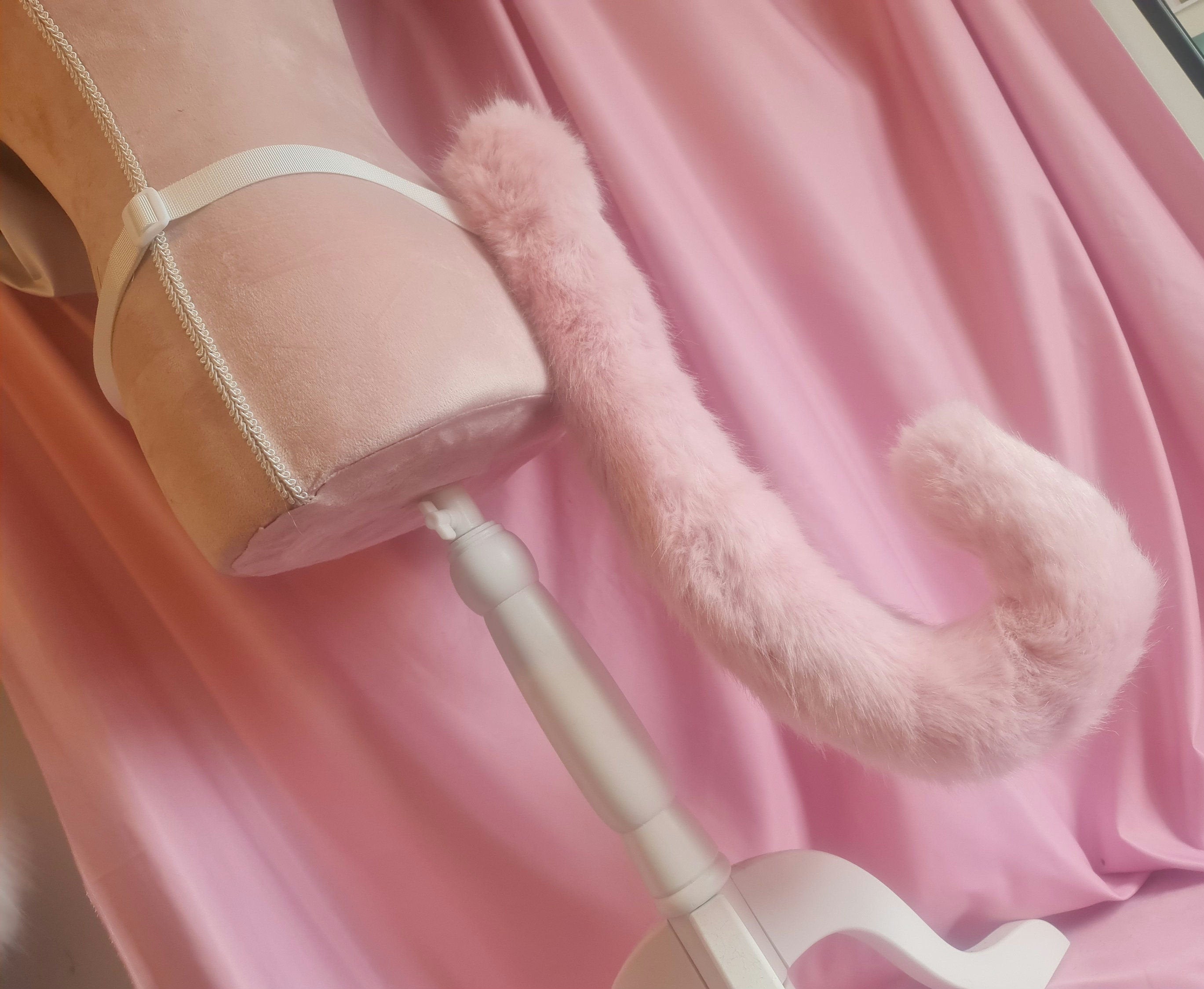 SAKURA PINK KITTEN Ears, Tail & Choker Set