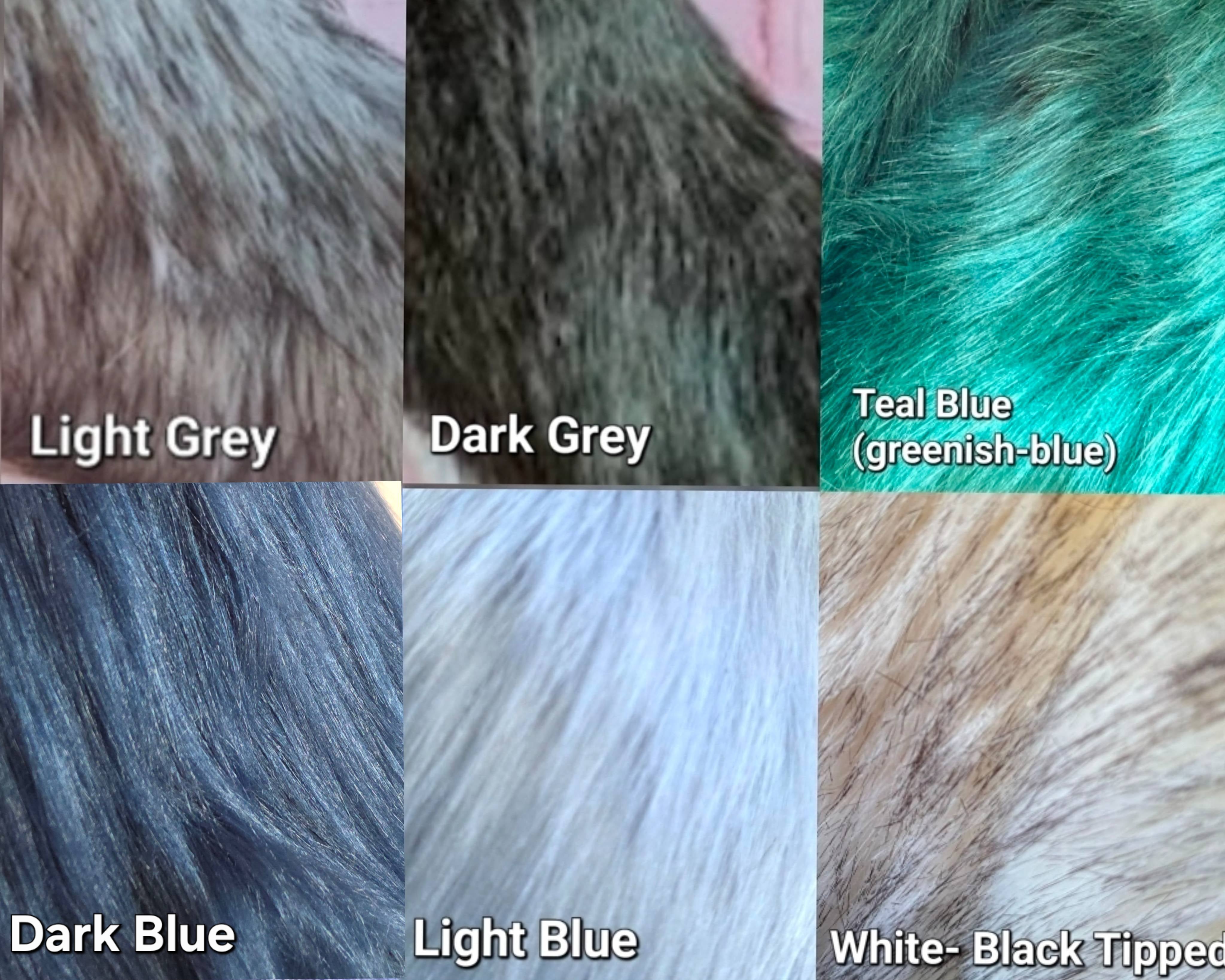 CUSTOM COLOUR WOLF tail and ears set