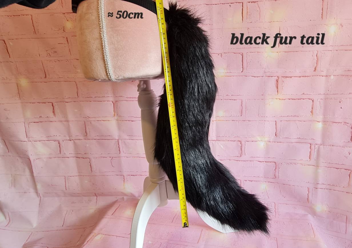 CUSTOM COLOUR WOLF tail and ears set
