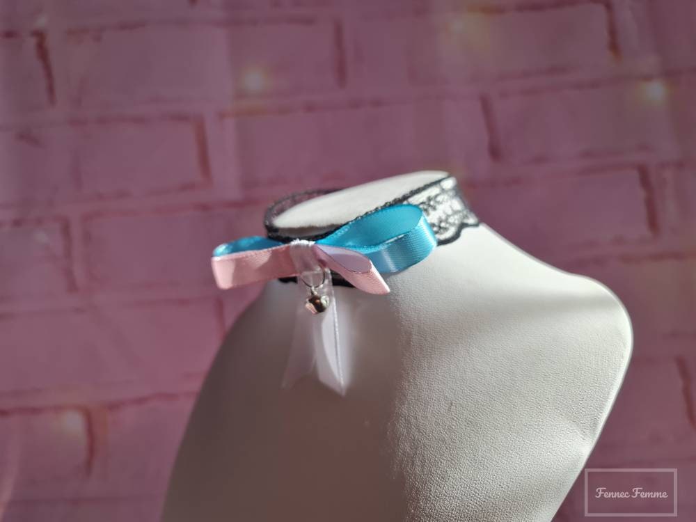 Lace Pride chokers, Lesbian, gay, bisexual, transgender, non binary