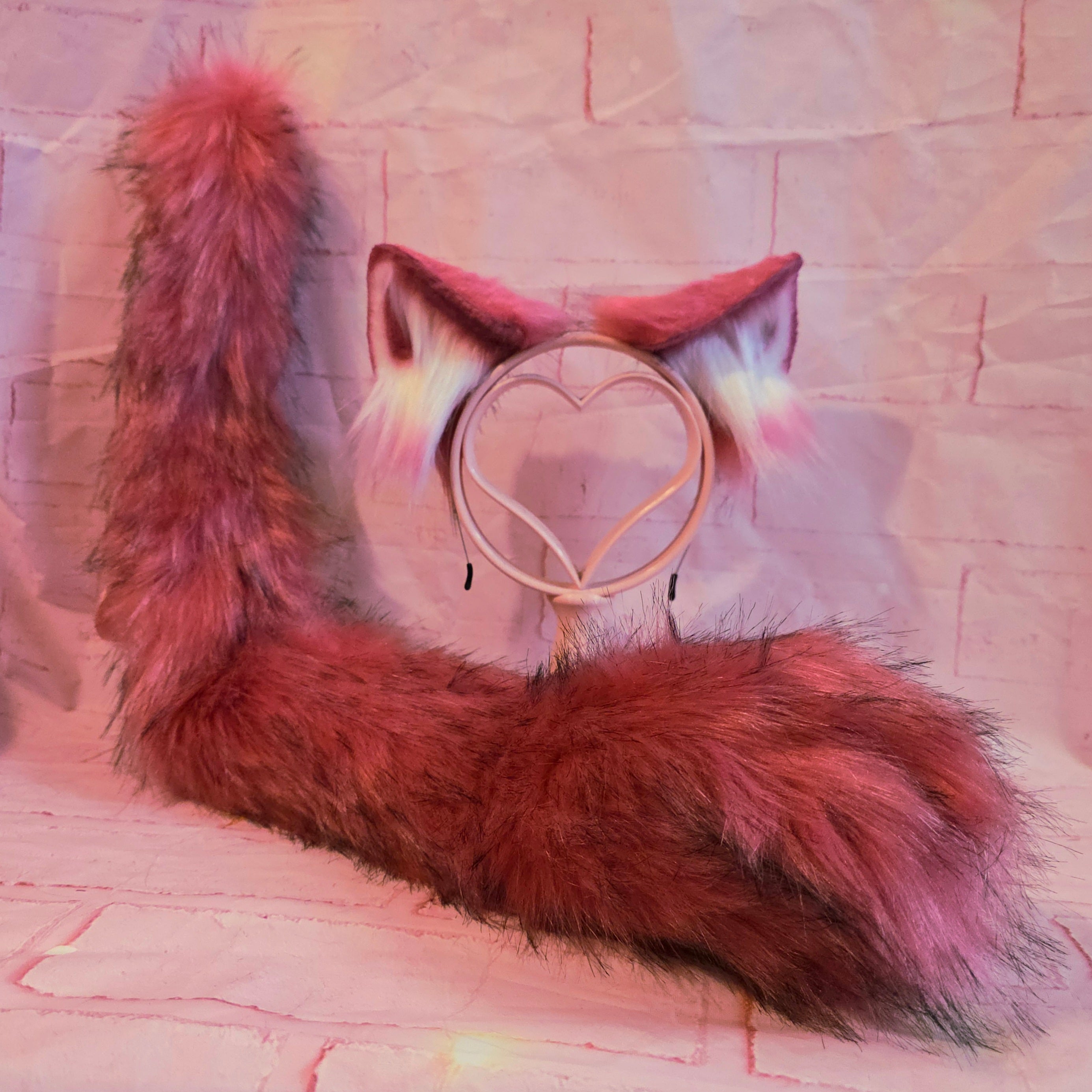 Pink Cat Tail & Ears, Lexi Lust