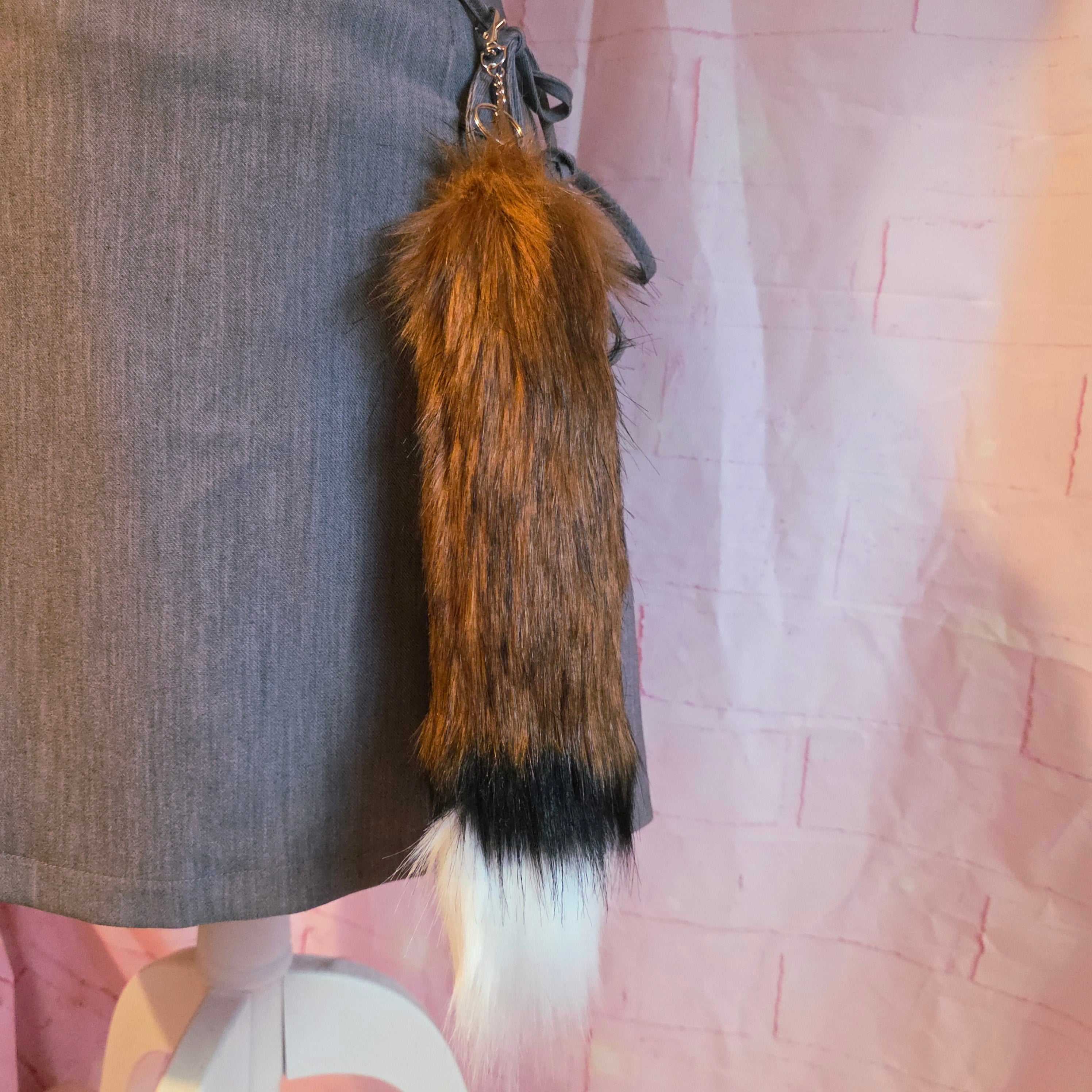Fox Tail Keychain
