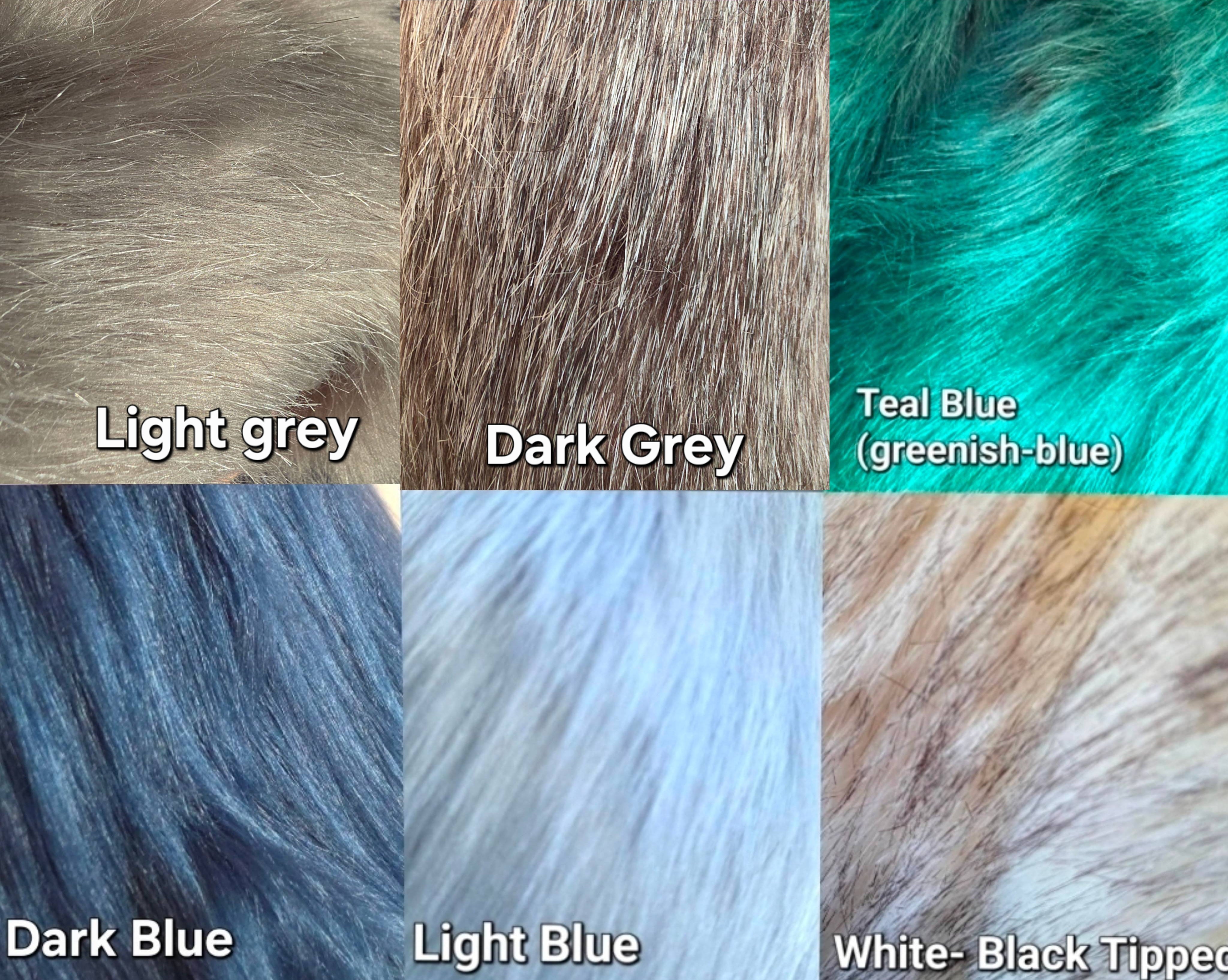 CUSTOM COLOUR WOLF tail and ears set