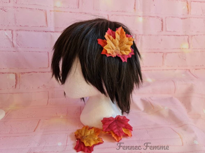 AUTUMN LEAF hair clips