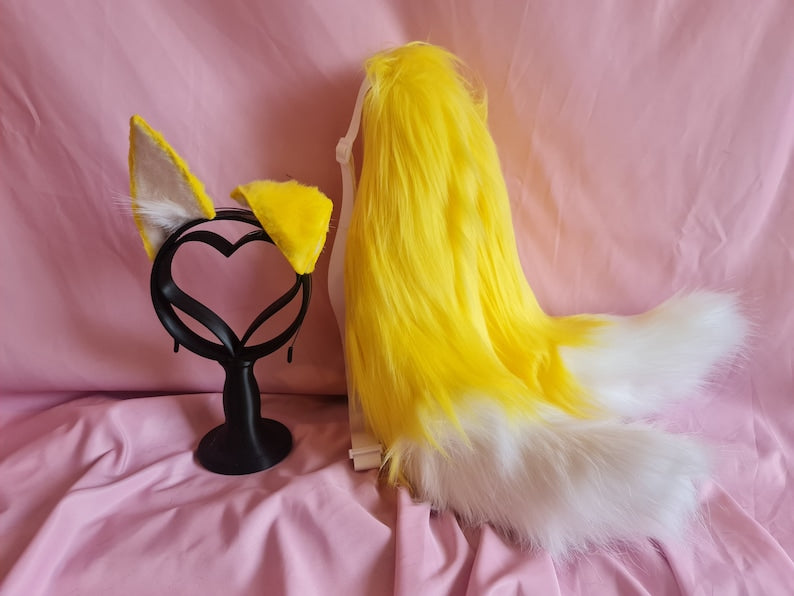 Tails The Fox Cosplay Ears and Tails